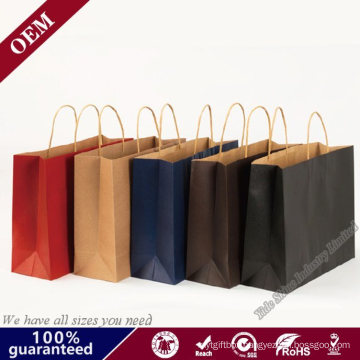 Degradable Top Quality Package Kraft Bag Baking Packaging Bread Paper Bags Restaurant Take Away Food Bag